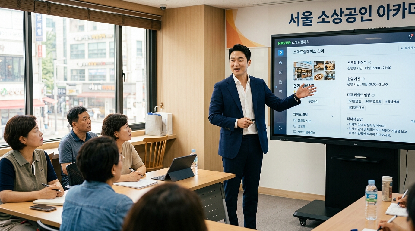 네이버 스마트플레이스 상세설명 작성법: 지역명+업종 키워드 배치 공식 썸네일